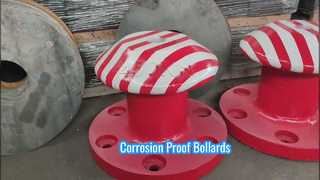 Berthing Bollards Saltwater Corrosion Resistant UV Protected Coating High Tensile Strength