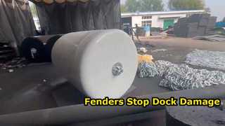 Marine Fenders Protects Vessels Effectively Reduces Berthing Damage High Compression Recovery