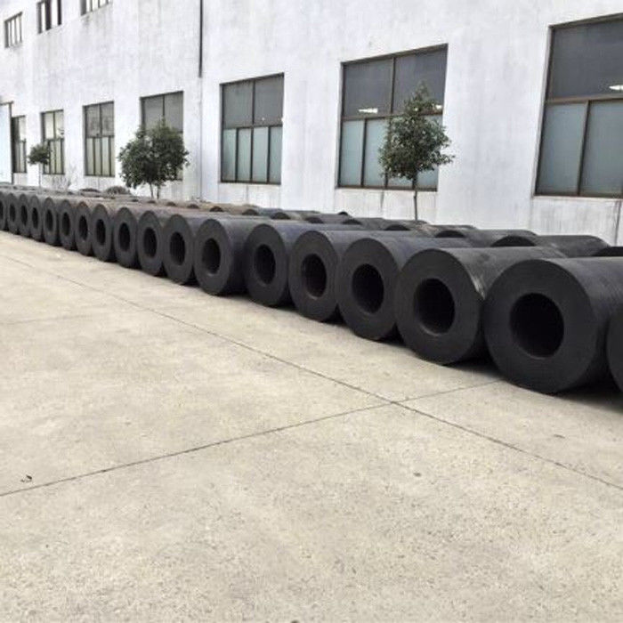 Natural Rubber Cylindrical Fenders Boat Jetty Bumpers For Vessels
