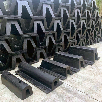 V300*1000L Black Natural Rubber V Type Fender For Port Jetty