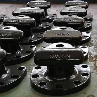 Cast Iron QT450 Tee Head Bollard 2000KN For Ships ISO9001