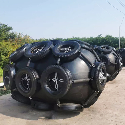 STS HDG 4.5*9.0M Yokohama Rubber Fender For Temporary Berthing