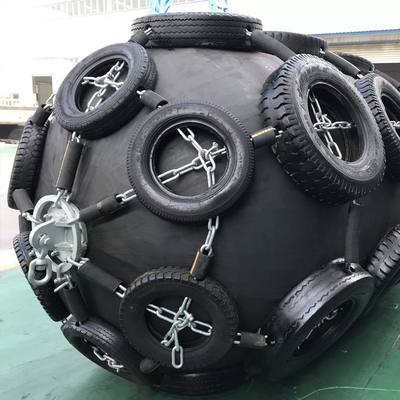 STS HDG 4.5*9.0M Yokohama Rubber Fender For Temporary Berthing