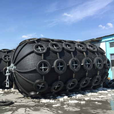 ISO17357 Standard Yokohama Marine Rubber Fenders 50kPa Dock 3.3*6.5M