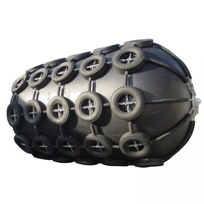 4.5*9.0M Pneumatic Rubber Fender STS Dock Mounted Fenders 80kPa ISO17357-1:2014