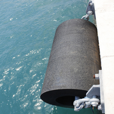 Cylindrical Hollow O Shape Marine Dock Bumpers NR / NBR Material