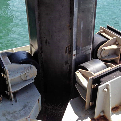 D370 Cushion Roller Fenders ISO9001 Flexible NBR Natural Rubber Naval Grade