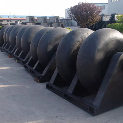 Heavy Duty Roller Dock Bumpers For Boats Nitrile Rubber Material