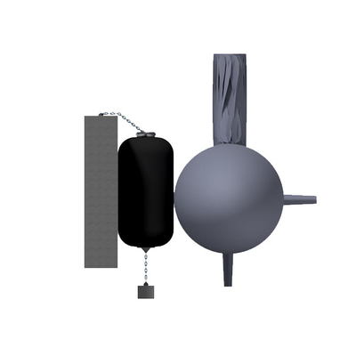 Hydropneumatic Inflatable Fenders For Boats ISO17357-1:2014 US Navy Standard