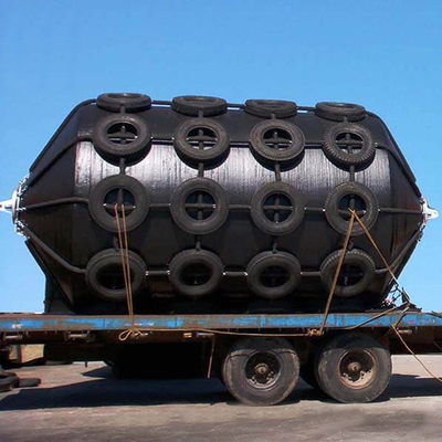 1.5*3.0M Floating Foam Fender Navy Grey Wear Resistant Polyurethane Cover