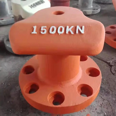 Cast Steel Mooring Dock Bollards PIANC ISO 13797:2020 Standard 50 Tons