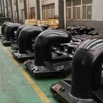 PIANC Standard Mooring Bollards Cast Iron Steel 150 Tons Horn Bollards
