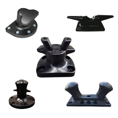 PIANC Standard Mooring Bollards Cast Iron Steel 150 Tons Horn Bollards