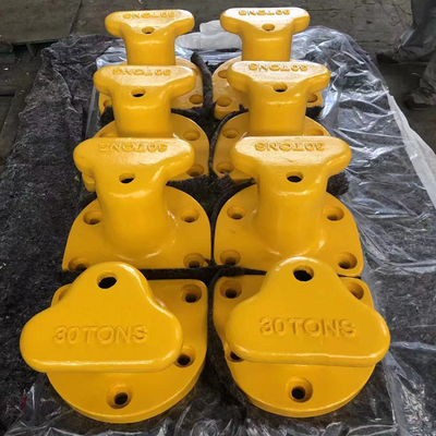 Heavy Duty Mooring Cast Iron Bollard 100 Tons For Boat Dock Ship Berthing