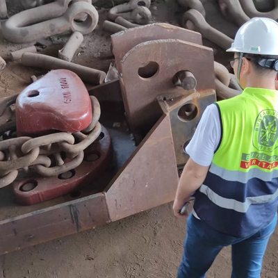 PIANC Standard Mooring Bollards Cast Steel 30 Tons For Dock Boat