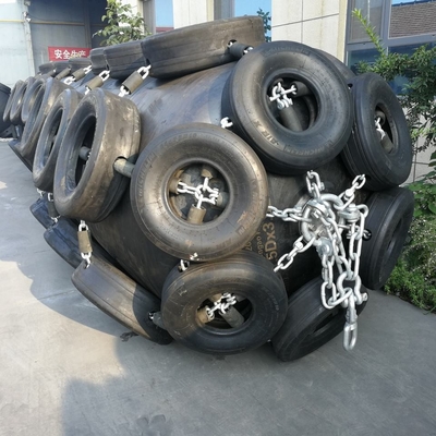 Iso Standard Yokohama Pneumatic Fender 3.3*6.5m 50 Kpa For Dock