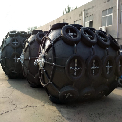 Iso Standard Yokohama Pneumatic Fender 3.3*6.5m 50 Kpa For Dock