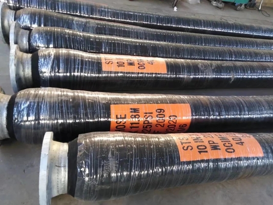 Flexible Textile Reinforced Sts Hose Rubber Fuel Oil Petroleum With Helix Steel Wire