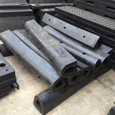 Hollow Section Boat D Type Fenders / Rubber Bumper Dock Protection