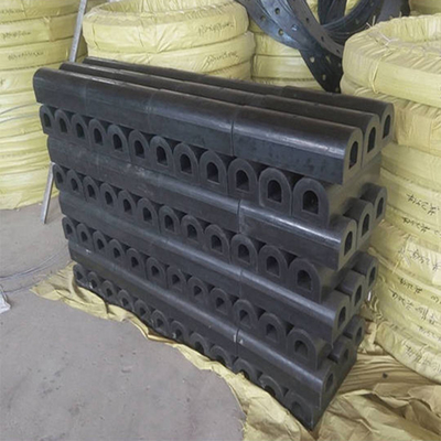 Hollow Section Boat D Type Fenders / Rubber Bumper Dock Protection
