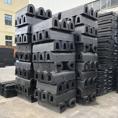 Hollow Section Boat D Type Fenders / Rubber Bumper Dock Protection