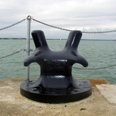 Marine Cast Iron Mooring Bollards Horn Staghorn