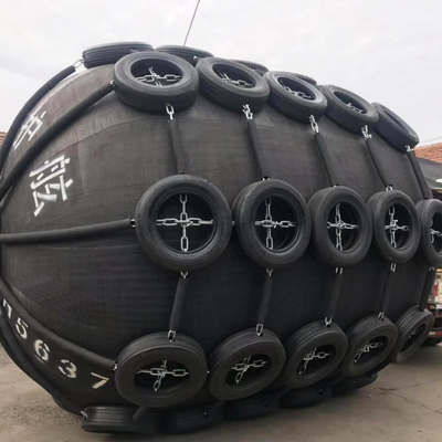 Floating Iso17357 Pneumatic Rubber Fender 80kpa Sts Operations