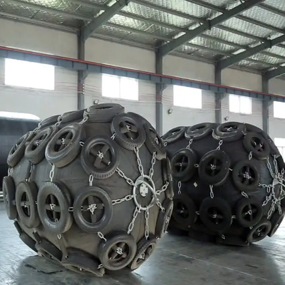 Floating Iso17357 Pneumatic Rubber Fender 80kpa Sts Operations