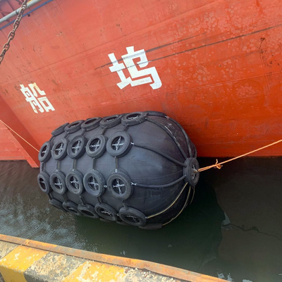 Floating Iso17357 Pneumatic Rubber Fender 80kpa Sts Operations