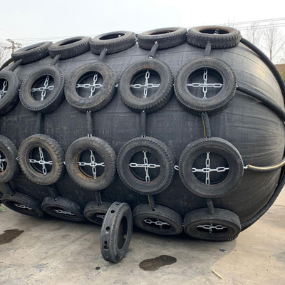 Pianc 2002 Marine 3.3 X 6.5m Floating Fender Yokohama Boat Dock With Aircraft Tyre