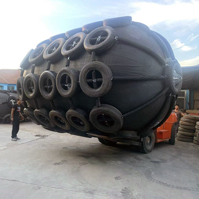 Pianc 2002 Marine 3.3 X 6.5m Floating Fender Yokohama Boat Dock With Aircraft Tyre
