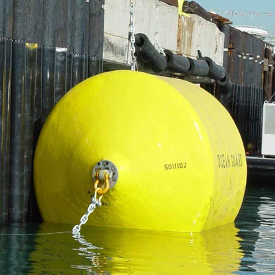3.3m*6.5m Floating Foam Fender Marine Iso 9001 Standard Hdg Flange