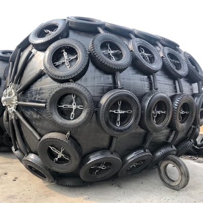 Iso17357 Yokohama Rubber Fender 50 Kpa 3.3*6.5m With Safety Valve