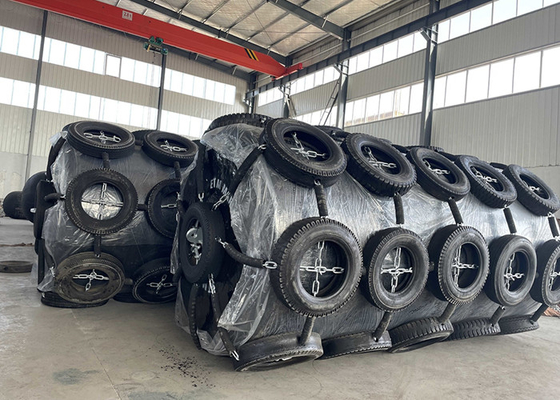 EVA Material Boat Floating Foam Fender With Chain Tyre Net STS STD Operation