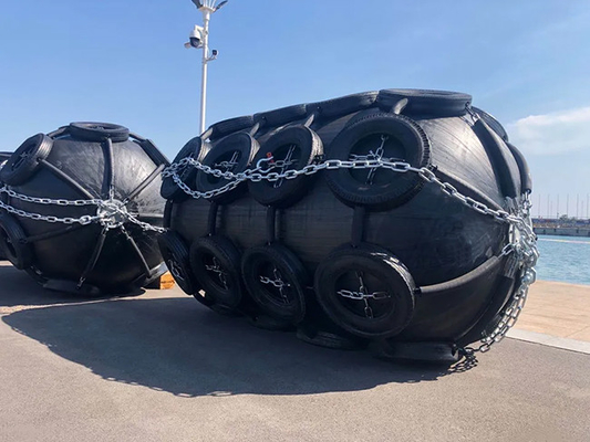 Submarine Pneumatic Fender Yokohama Type Anti Collision Customized