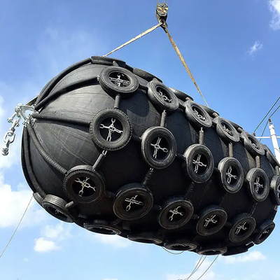 50 Kpa Boat Side Yokohama Rubber Fender For Ship And Dock