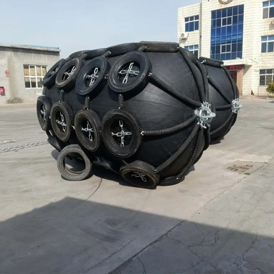Ship Wharf Dock Protection Yokohama Rubber Fender 80kpa Pneumatic Inflatable Marine
