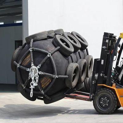 Ship Dock Boat Berthing Sts Yokohama Marine Fenders With Chain And Tyre