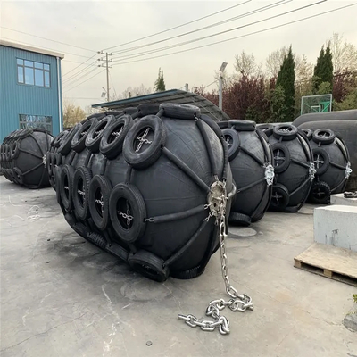 High Pressure Yokohama Floating Fender 80kpa With Bare Packing