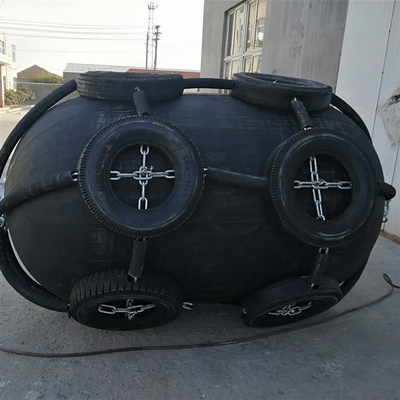 High Abrasion Cylindrical Dock Rubber Fender Customizable Height For Marine Usage