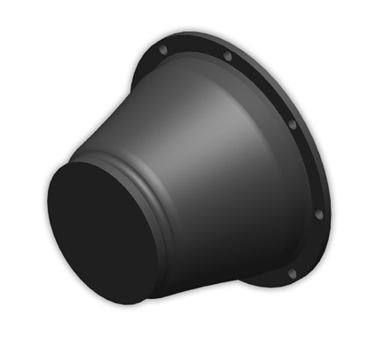 Natural Rubber 1000mm Super Cone Fender Abrasion Proof