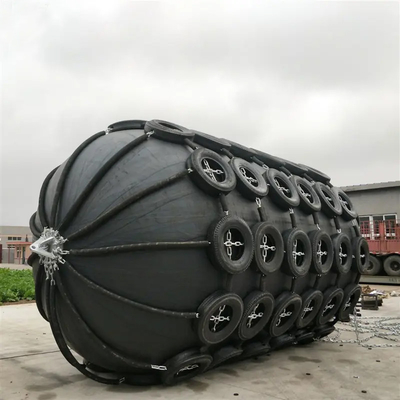 Iso17357 Yokohama Pneumatic Fender Marine Floating Cylinder 50kpa With Low Corrosion