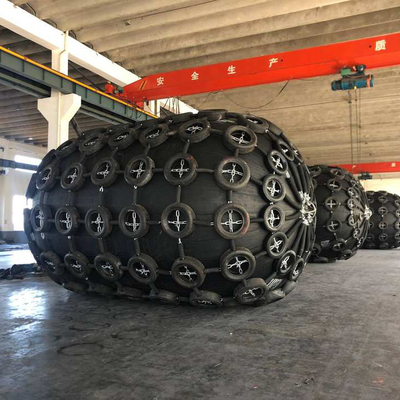 High Pressure Maritime Pneumatic Rubber Fender For Sts Operations / Transfer