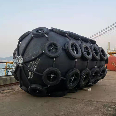 High Pressure Maritime Pneumatic Rubber Fender For Sts Operations / Transfer