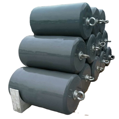 Cylindrical Navy Grey Floating Foam Fender For Ship Protection