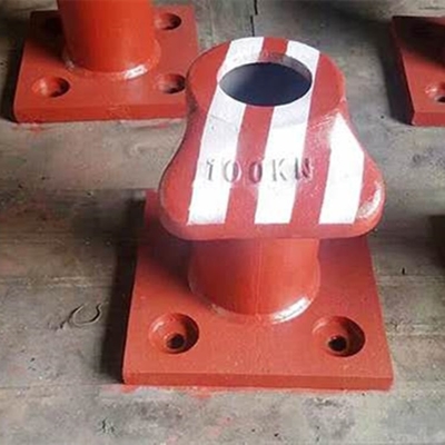 Double Bitt Rope Ship Mooring Bollards Large Capacity