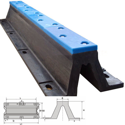 75 Shore A OEM Rubber Dock Fender Type V For Boat