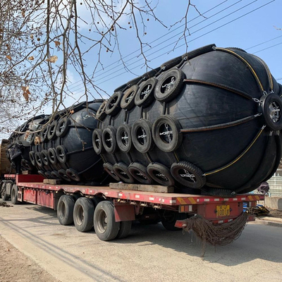 50kPa Pneumatic Rubber Fender ISO17357-1:2014 Specifications BV Certificate