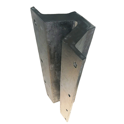 Molded Rubber Marine Dock Fenders Black Color High Bendability