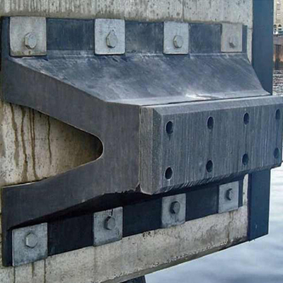 High Elongation Dock Post V Type Fender Impact Resistance